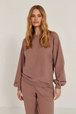 TALYA Bluzy|Bluzy^Bluza Boyfriend mocca mousse