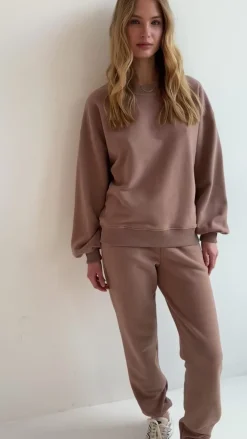 TALYA Bluzy|Bluzy^Bluza Boyfriend mocca mousse