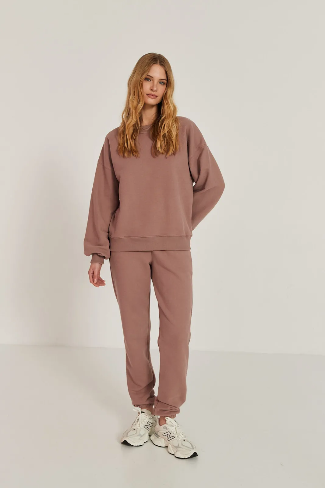 TALYA Bluzy|Bluzy^Bluza Boyfriend mocca mousse