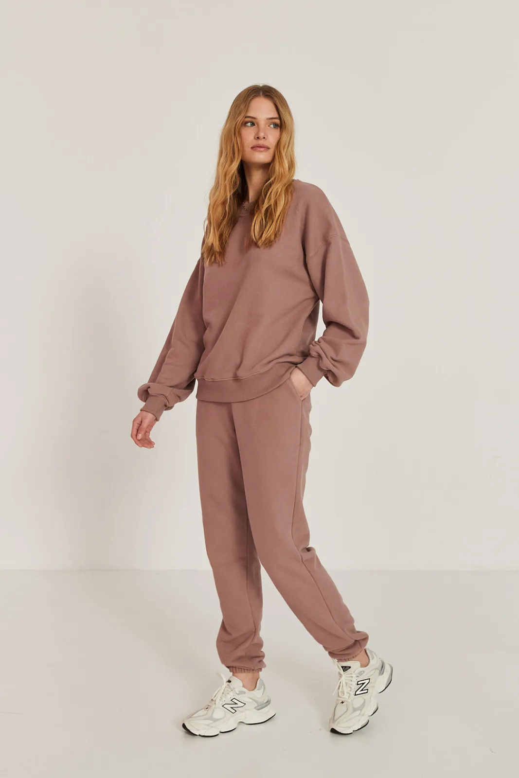 TALYA Bluzy|Bluzy^Bluza Boyfriend mocca mousse