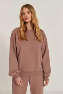 TALYA Bluzy|Bluzy^Bluza Boyfriend mocca mousse