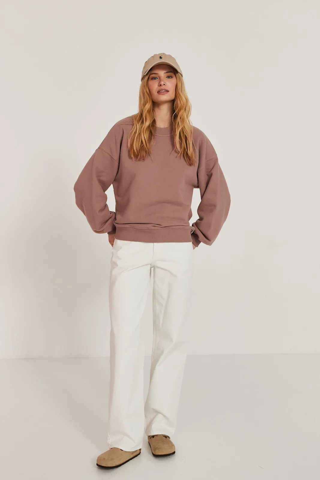 TALYA Bluzy|Bluzy^Bluza Boyfriend mocca mousse