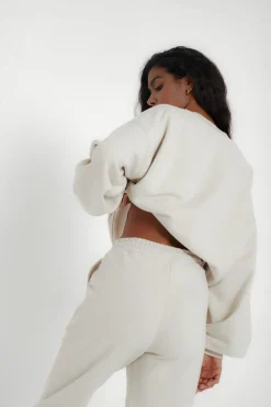 TALYA Bluzy|Bluzy^Bluza Boyfriend oatmeal