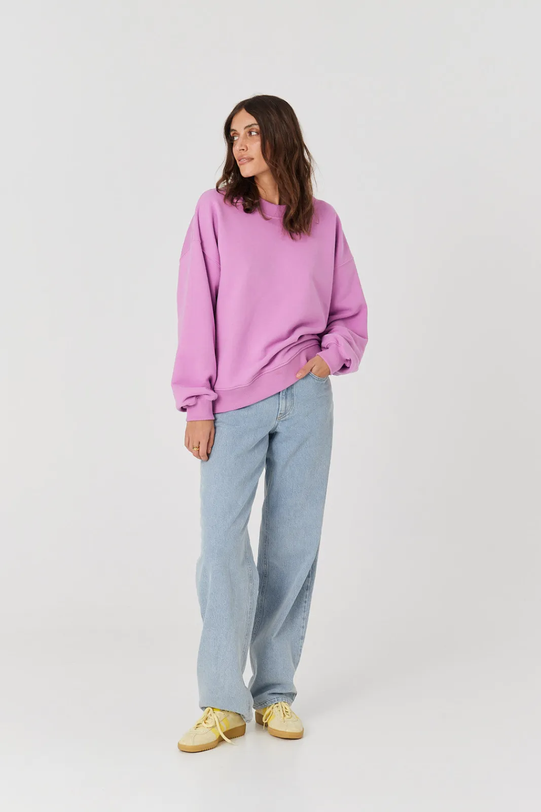 TALYA Bluzy|Bluzy^Bluza Boyfriend pink berry