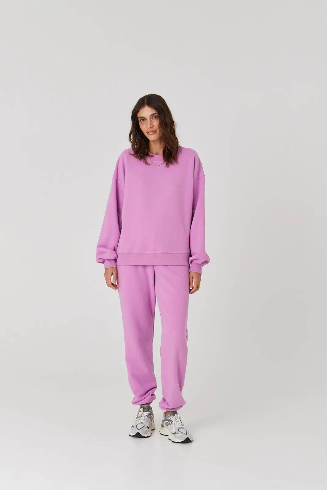 TALYA Bluzy|Bluzy^Bluza Boyfriend pink berry