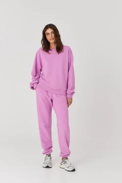 TALYA Bluzy|Bluzy^Bluza Boyfriend pink berry
