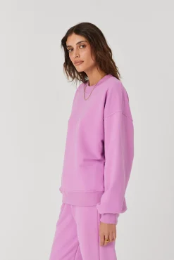 TALYA Bluzy|Bluzy^Bluza Boyfriend pink berry