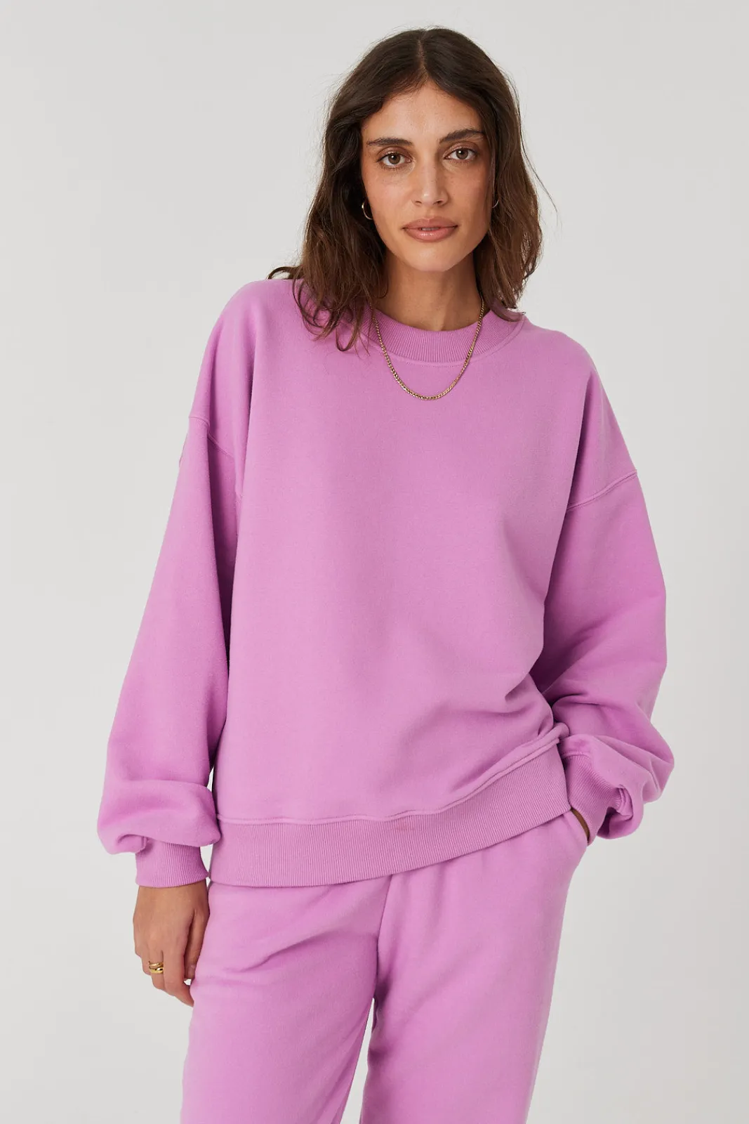 TALYA Bluzy|Bluzy^Bluza Boyfriend pink berry