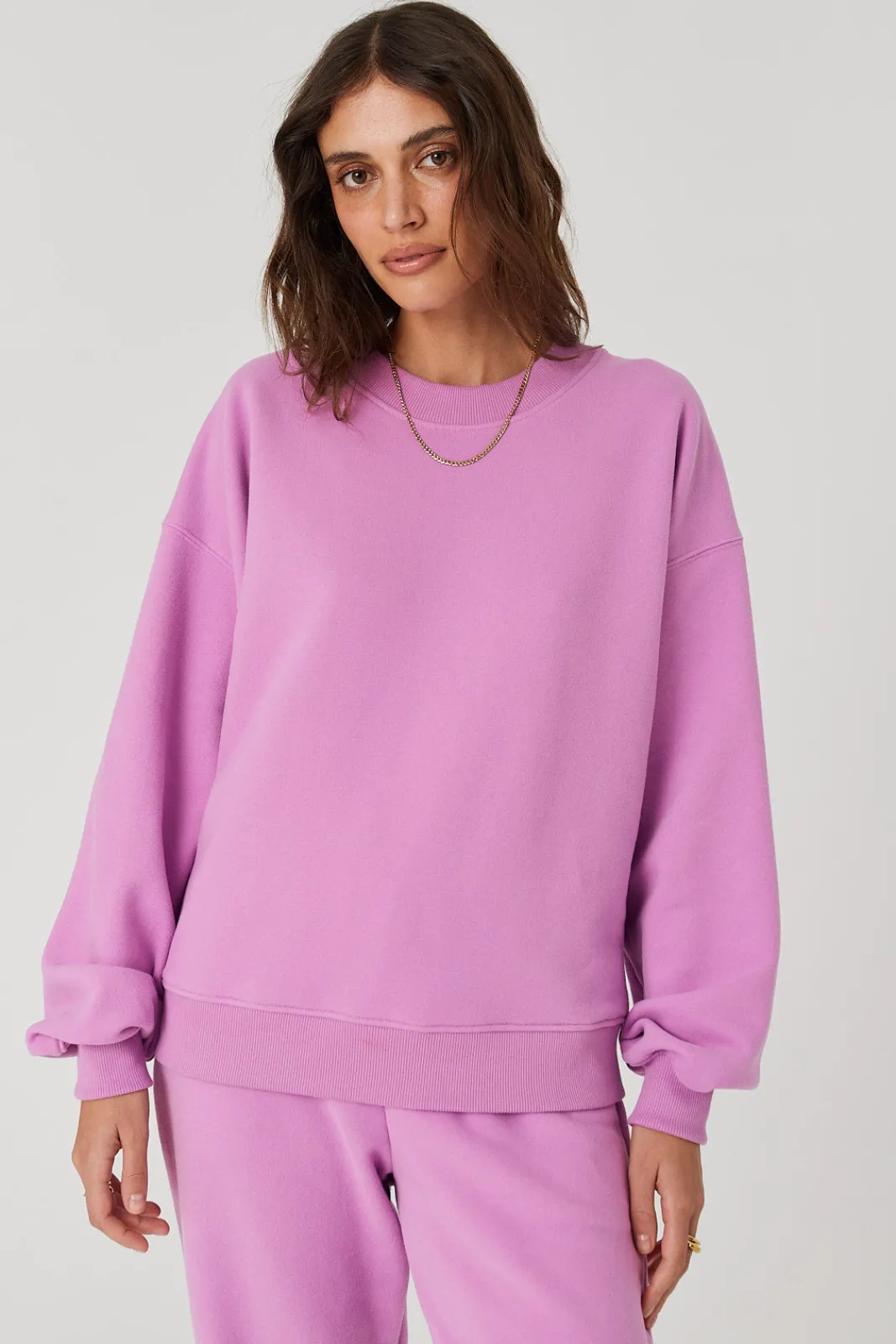 TALYA Bluzy|Bluzy^Bluza Boyfriend pink berry