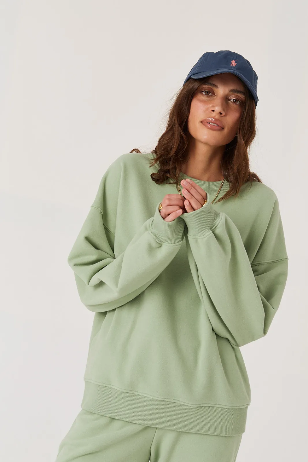 TALYA Bluzy|Bluzy^Bluza Boyfriend pistachio ice cream
