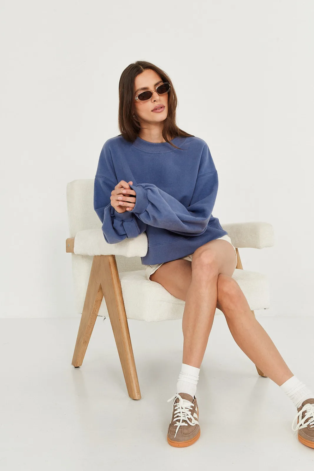 TALYA Bluzy|Bluzy^Bluza Charlie denim