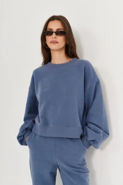 TALYA Bluzy|Bluzy^Bluza Charlie denim