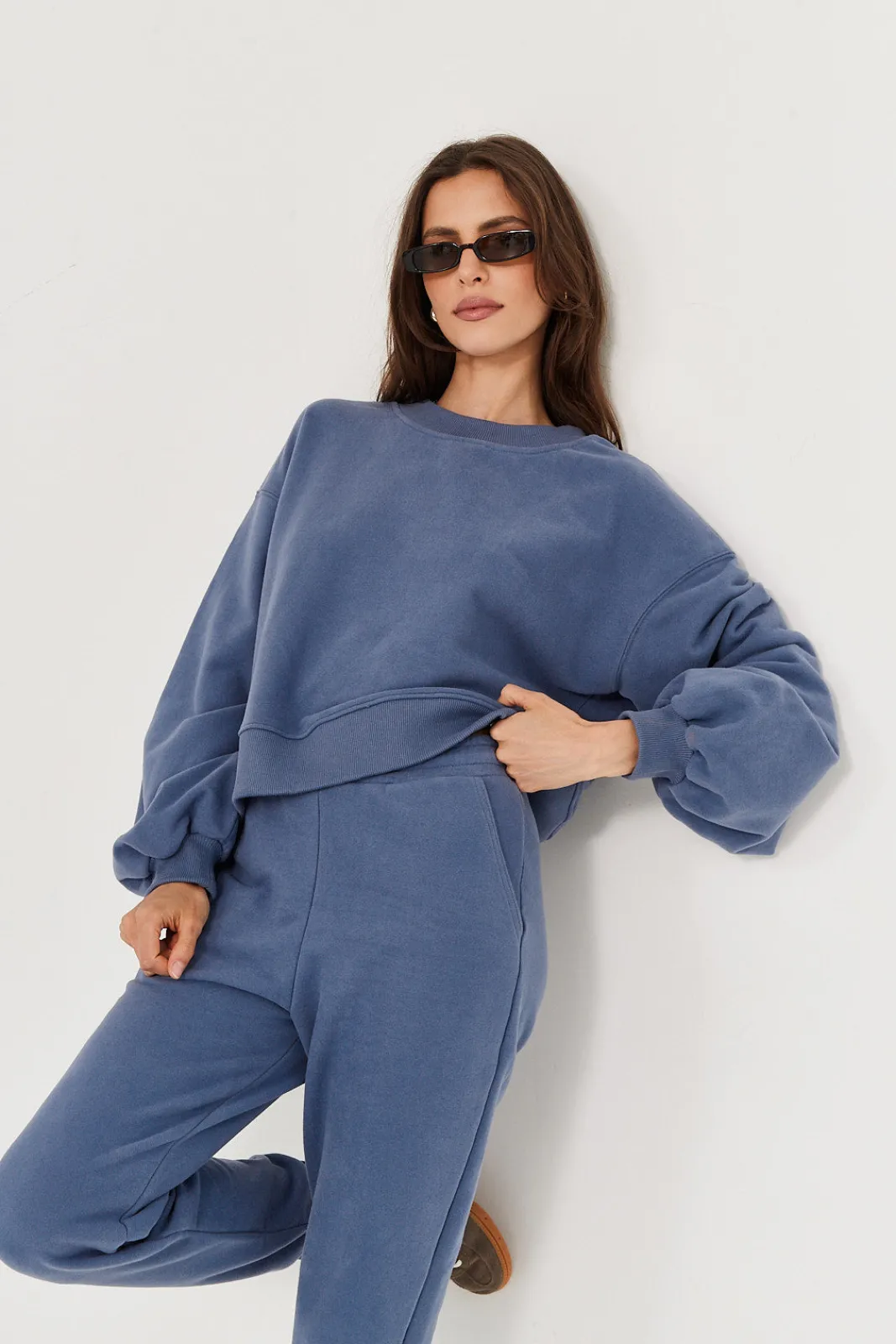 TALYA Bluzy|Bluzy^Bluza Charlie denim