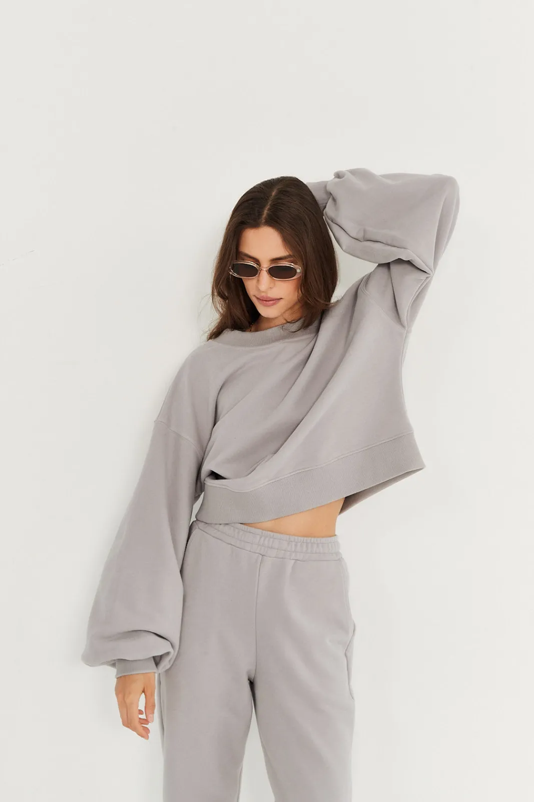 TALYA Bluzy|Bluzy^Bluza Charlie light grey