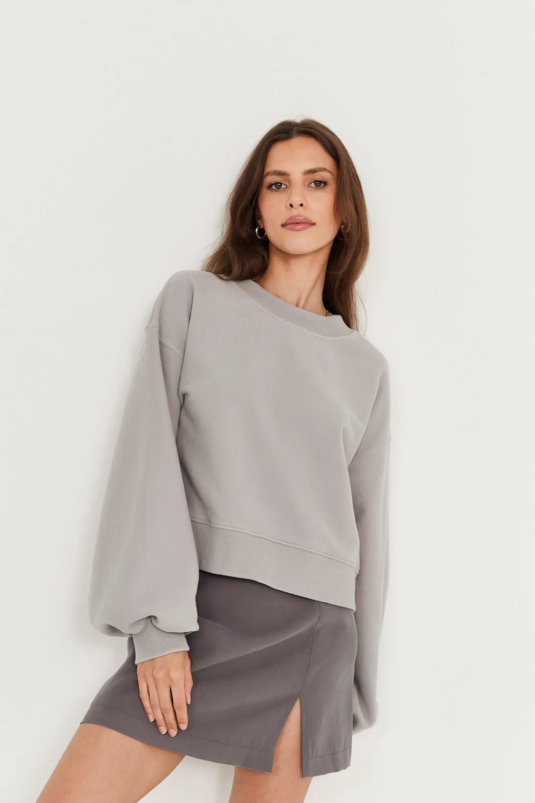 TALYA Bluzy|Bluzy^Bluza Charlie light grey