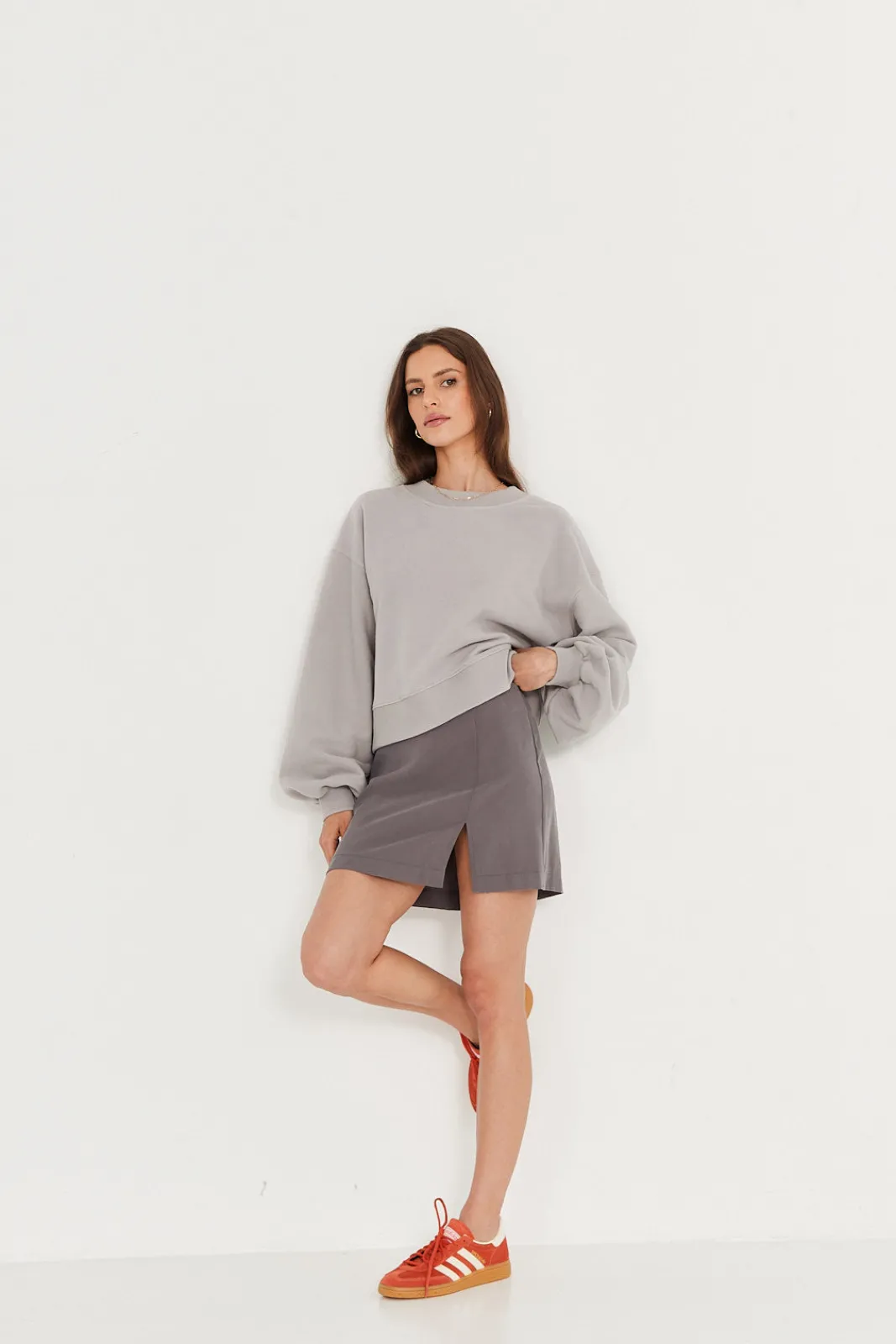 TALYA Bluzy|Bluzy^Bluza Charlie light grey