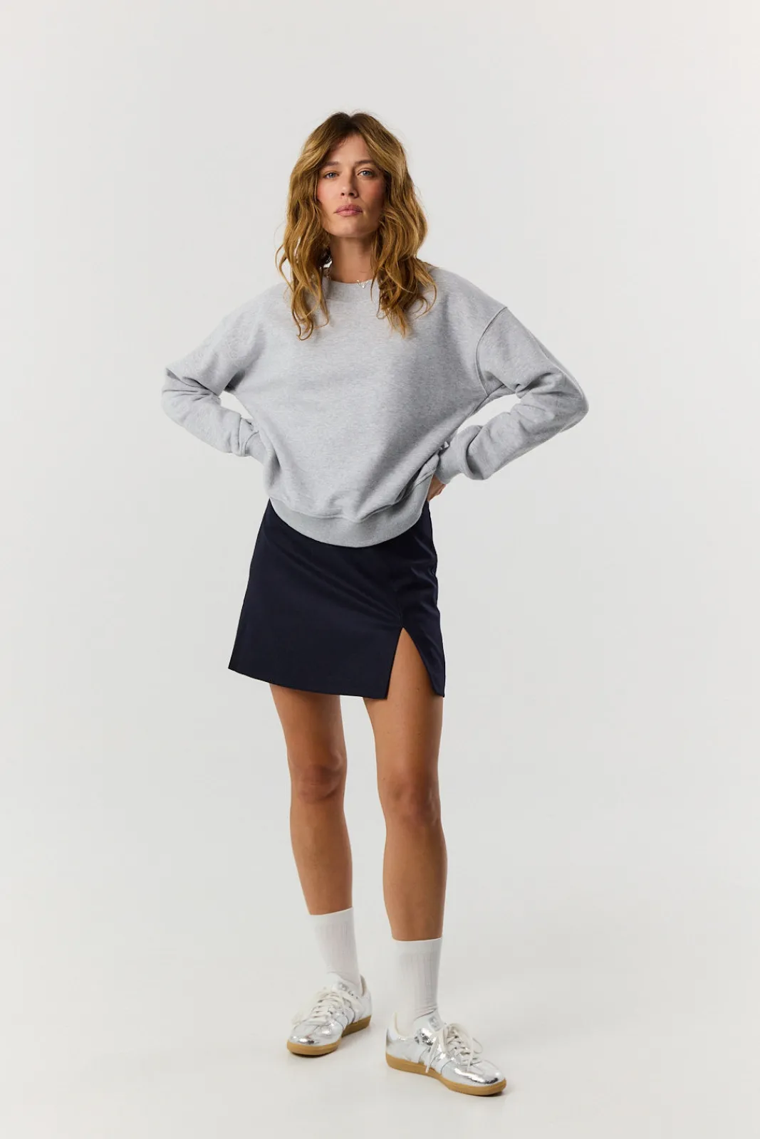TALYA Bluzy|Bluzy^Bluza Chilly light grey melange
