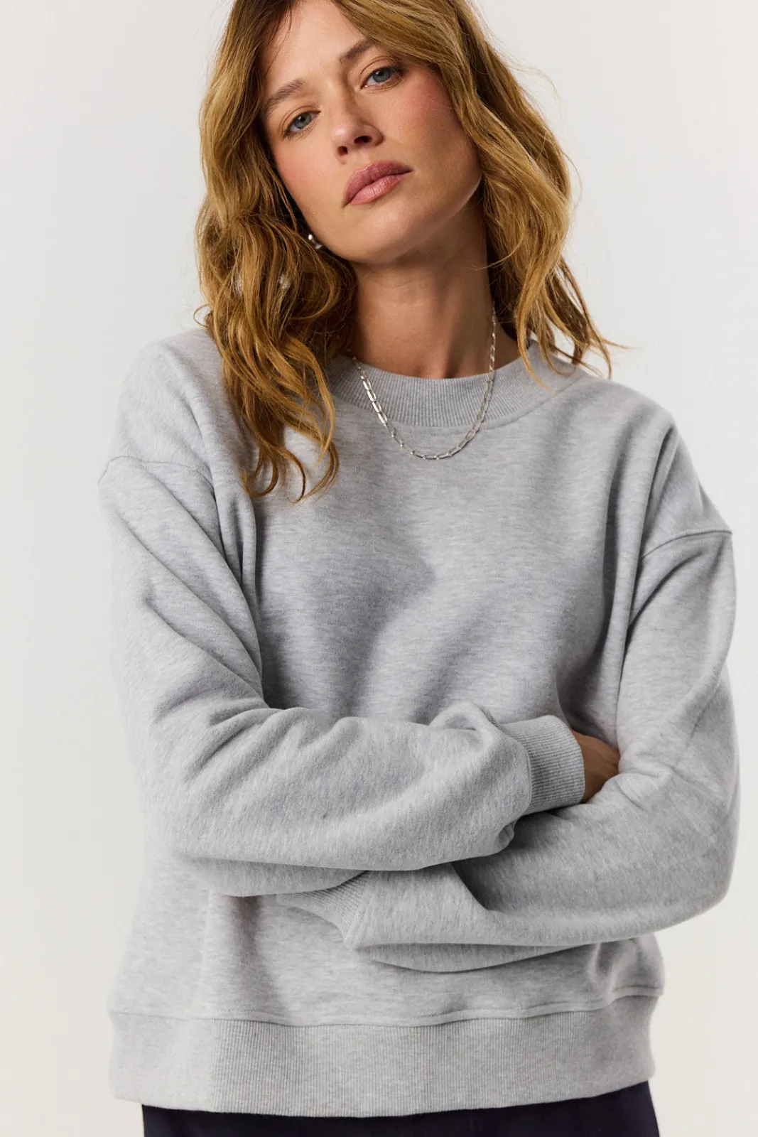 TALYA Bluzy|Bluzy^Bluza Chilly light grey melange