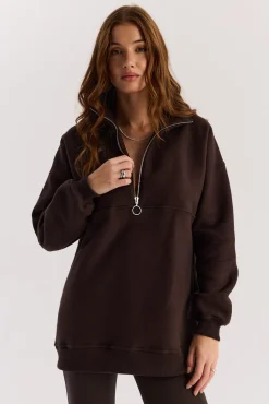 TALYA Bluzy|Bluzy^Bluza Frankie dark chocolate