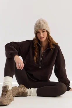 TALYA Bluzy|Bluzy^Bluza Frankie dark chocolate