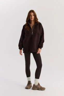 TALYA Bluzy|Bluzy^Bluza Frankie dark chocolate