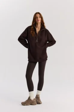 TALYA Bluzy|Bluzy^Bluza Frankie dark chocolate
