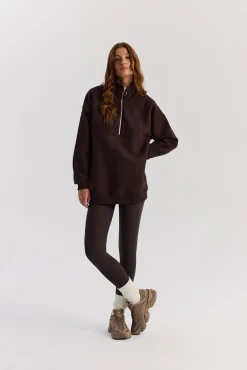 TALYA Bluzy|Bluzy^Bluza Frankie dark chocolate