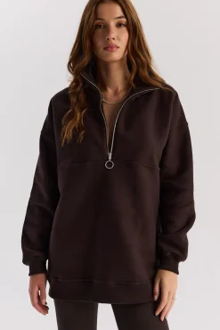 TALYA Bluzy|Bluzy^Bluza Frankie dark chocolate