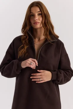 TALYA Bluzy|Bluzy^Bluza Frankie dark chocolate