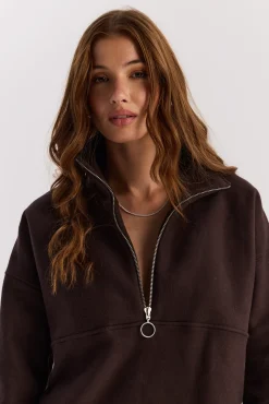 TALYA Bluzy|Bluzy^Bluza Frankie dark chocolate