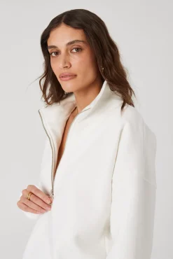 TALYA Bluzy|Bluzy^Bluza Frankie short cream