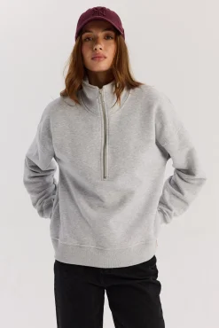 TALYA Bluzy|Bluzy^Bluza Frankie short light grey melange