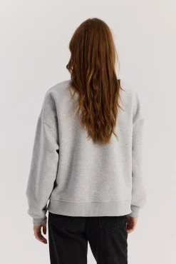 TALYA Bluzy|Bluzy^Bluza Frankie short light grey melange