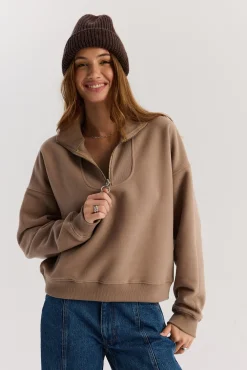 TALYA Bluzy|Bluzy^Bluza Zipi frappe