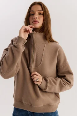 TALYA Bluzy|Bluzy^Bluza Zipi frappe