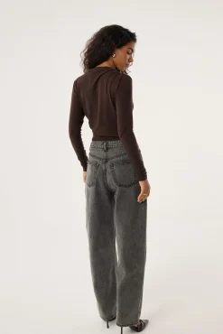 TALYA Spodnie^Jeansy Barrel grey