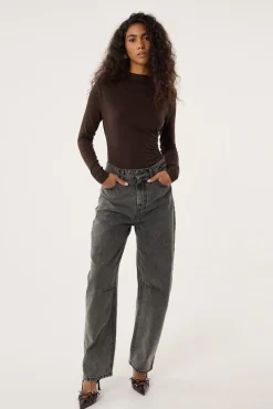 TALYA Spodnie^Jeansy Barrel grey