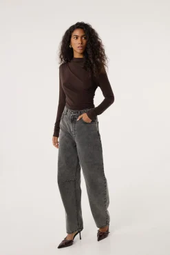 TALYA Spodnie^Jeansy Barrel grey