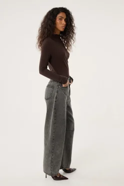 TALYA Spodnie^Jeansy Barrel grey
