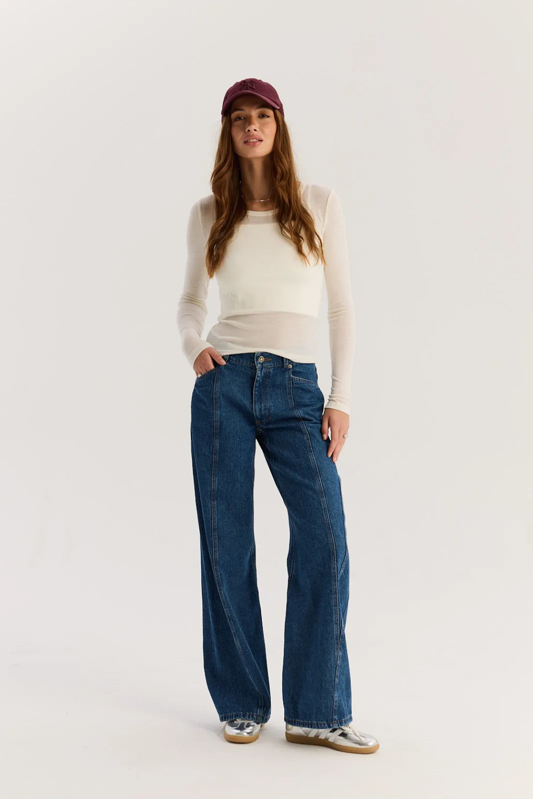 TALYA Spodnie^Jeansy Bruno blue