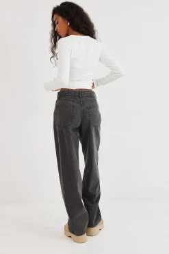TALYA Spodnie^Jeansy Parker anthracite