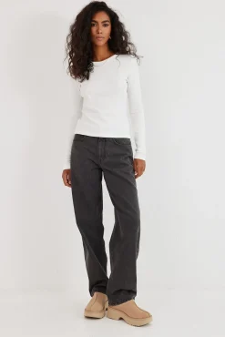 TALYA Spodnie^Jeansy Parker anthracite