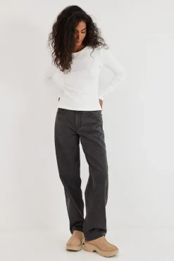 TALYA Spodnie^Jeansy Parker anthracite