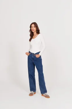 TALYA Spodnie^Jeansy Parker blue