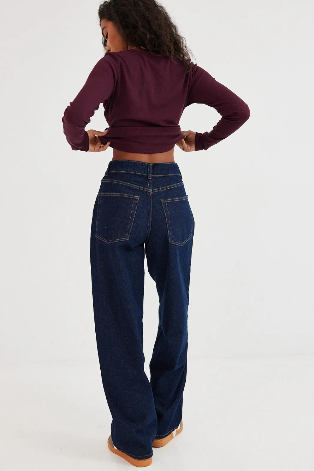 TALYA Spodnie^Jeansy Parker navy