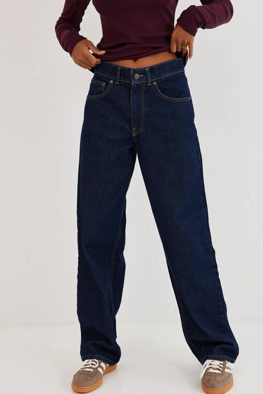 TALYA Spodnie^Jeansy Parker navy