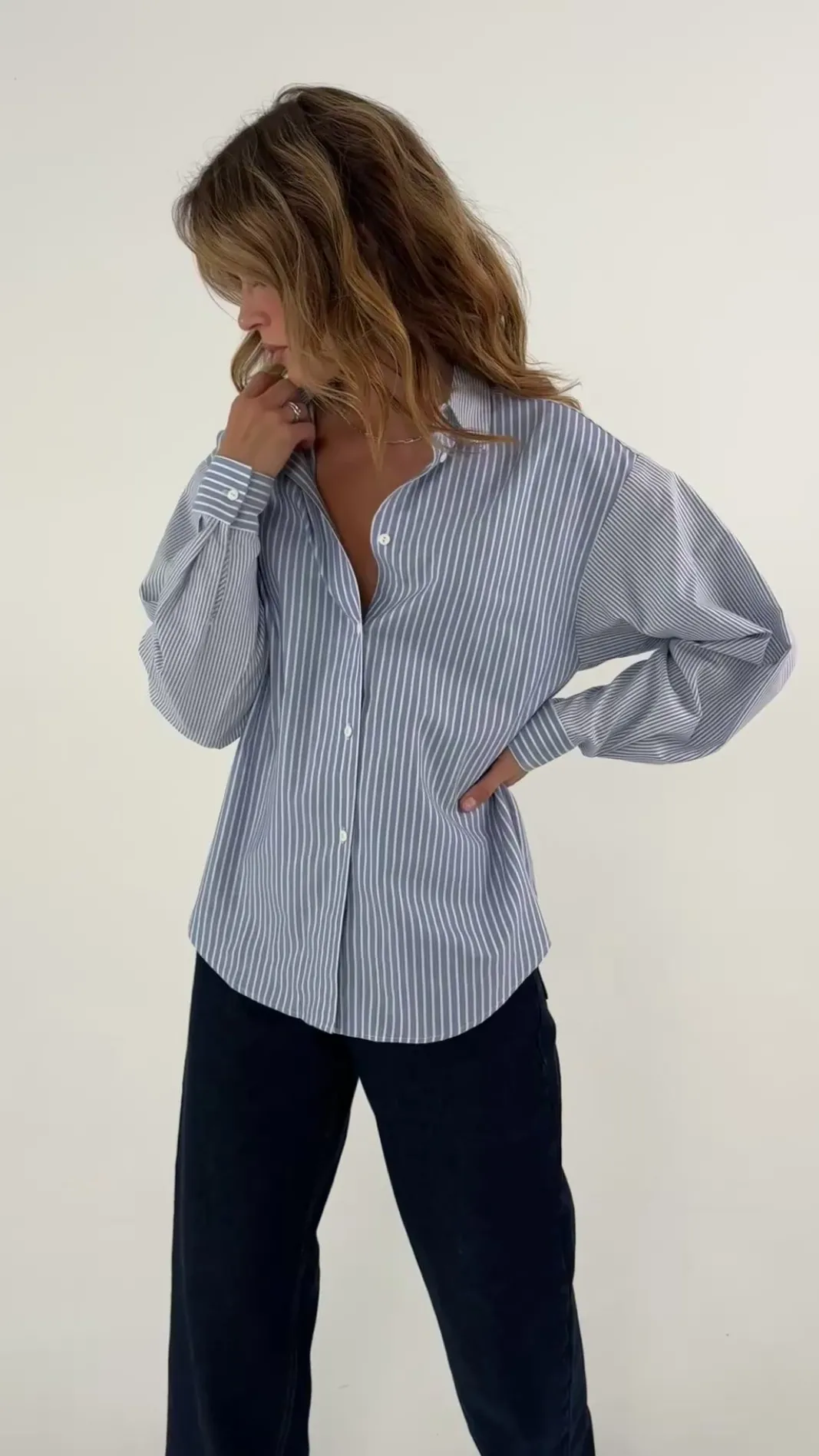 TALYA Koszule I Topy^Koszula Agnes blue stripes