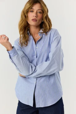 TALYA Koszule I Topy^Koszula Agnes blue stripes
