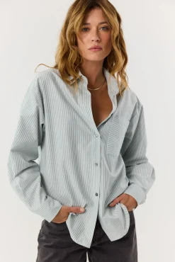TALYA Koszule I Topy^Koszula Agnes green stripes