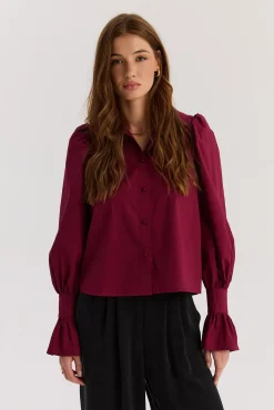 TALYA Koszule I Topy^Koszula Emma burgundy
